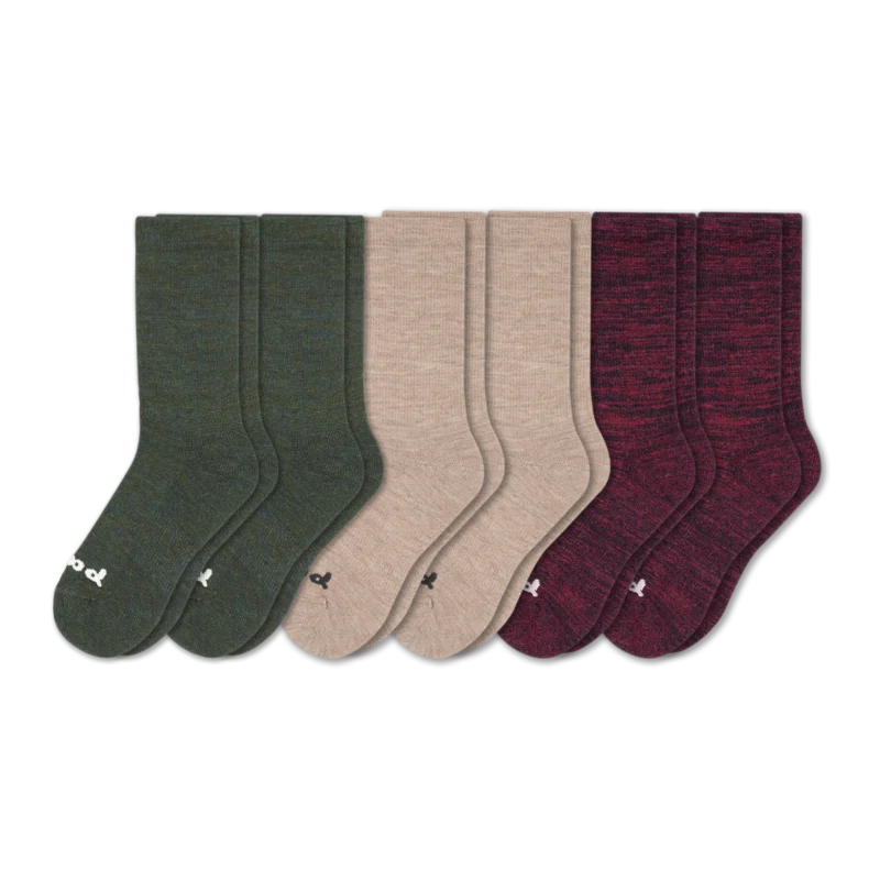 6 Pack - Men's Crew Pacas Socks - Image 41