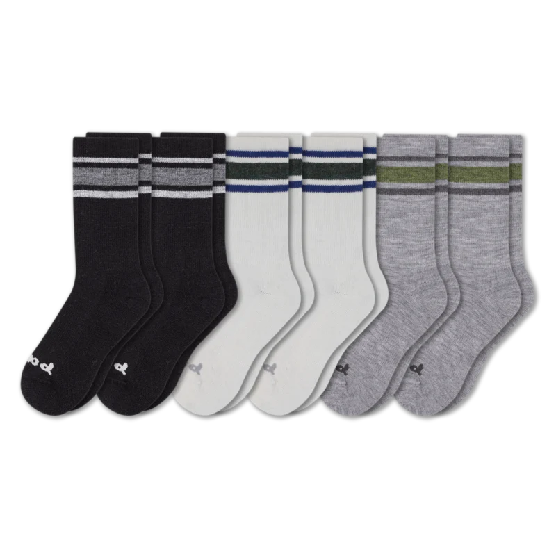 6 Pack - Men's Crew Pacas Socks - Image 44