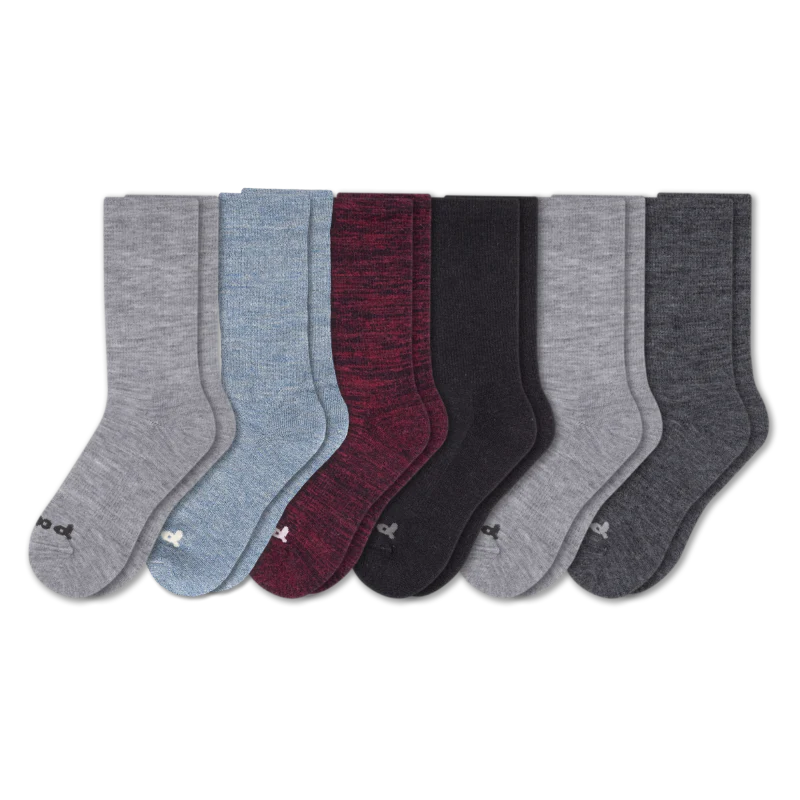 6 Pack - Men's Crew Pacas Socks - Image 54