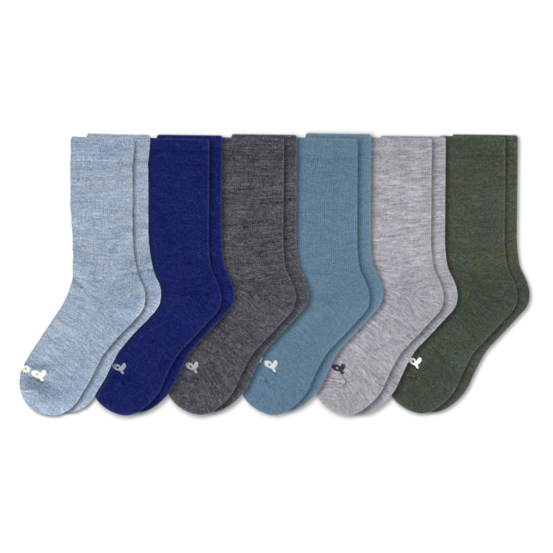 6 Pack - Men's Crew Pacas Socks - Image 65