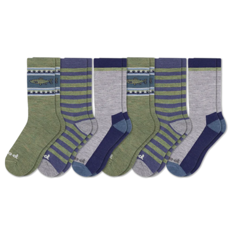 6 Pack - Men's Crew Pacas Socks - Image 72