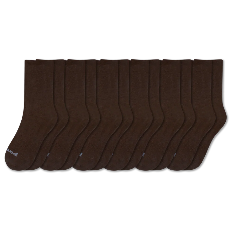6 Pack - Men's Light-Weight Crew Pacas Socks - Image 27