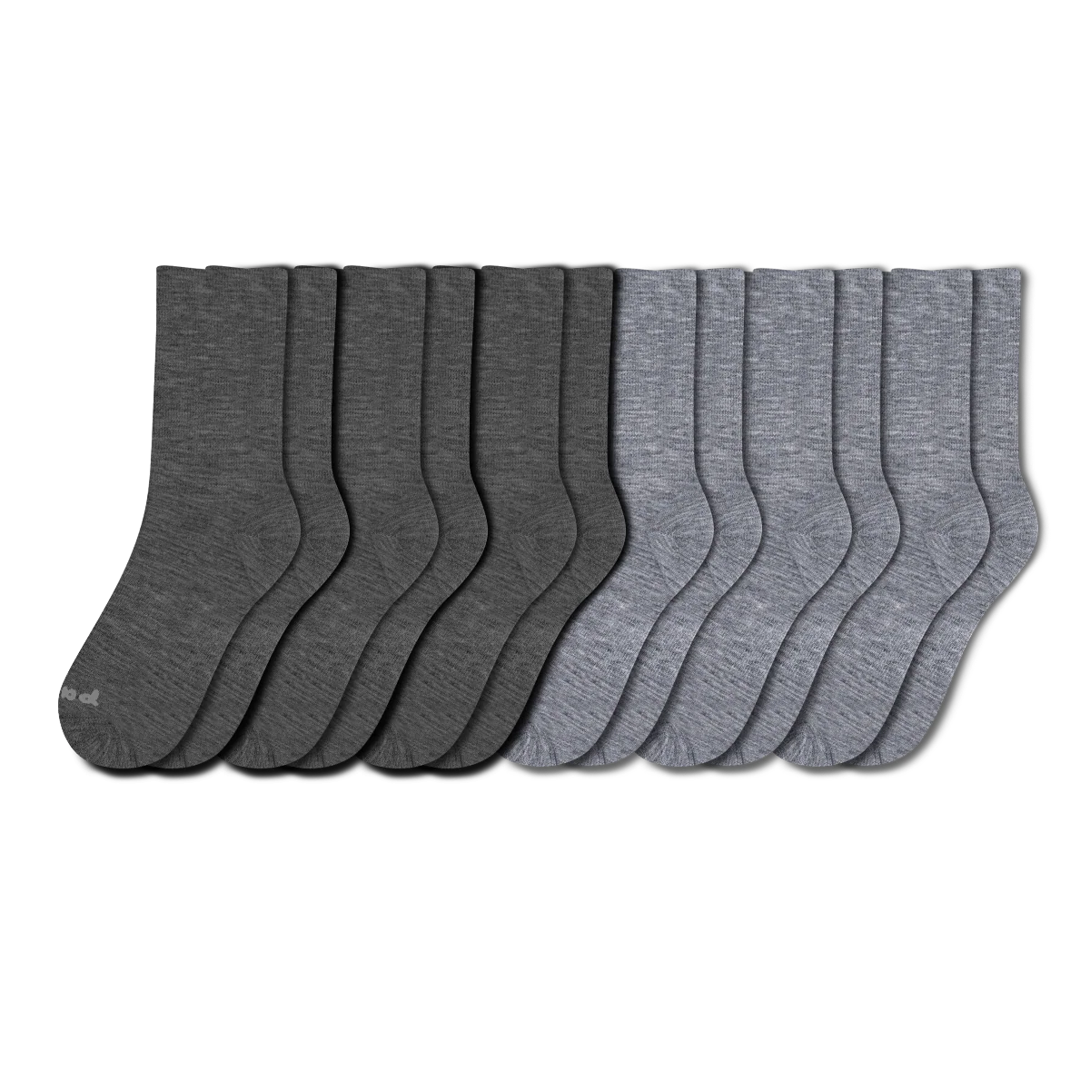 6 Pack - Men's Light-Weight Crew Pacas Socks - Image 34