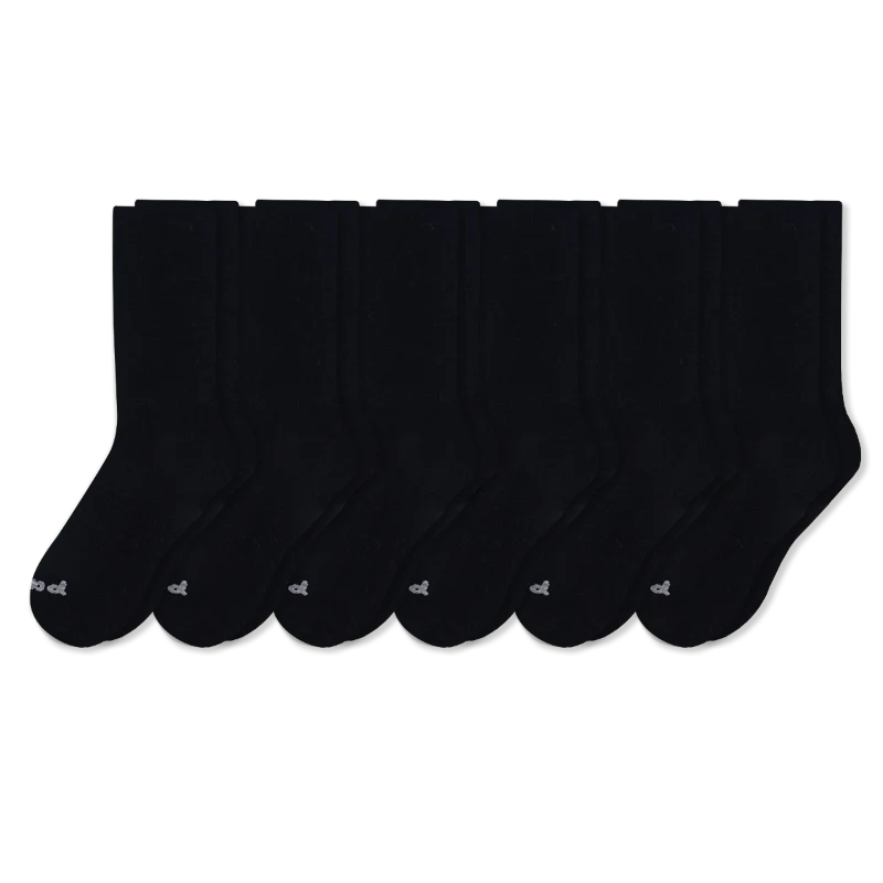 6 Pack - Men's Light-Weight Crew Pacas Socks - Image 48