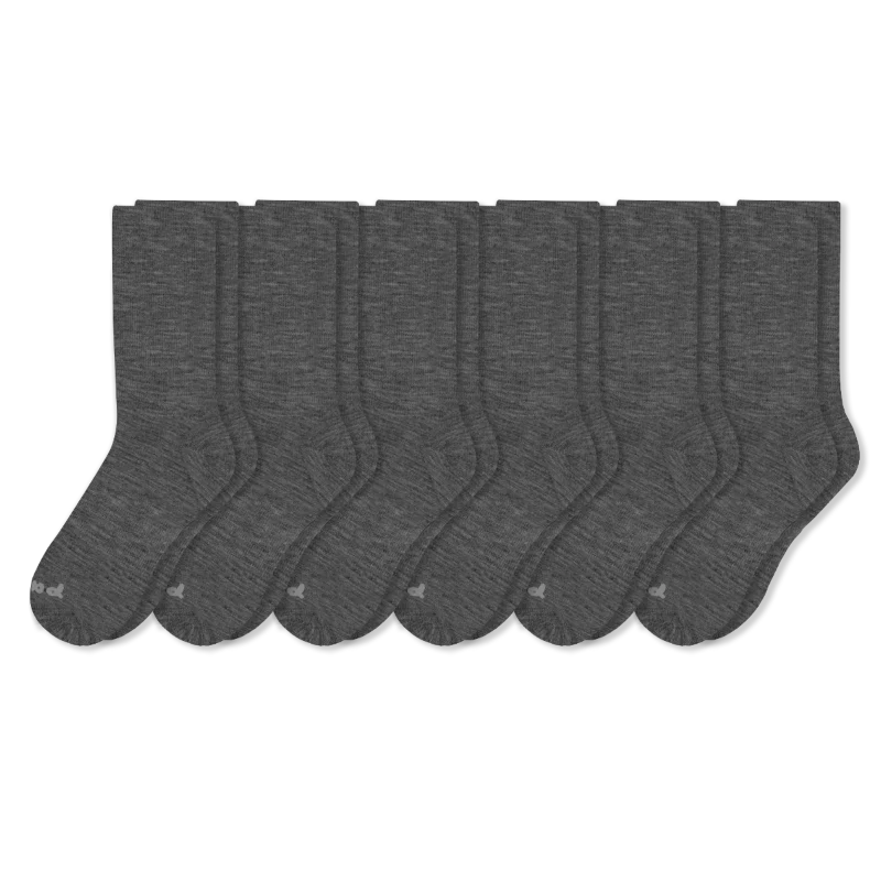 6 Pack - Men's Light-Weight Crew Pacas Socks - Image 49
