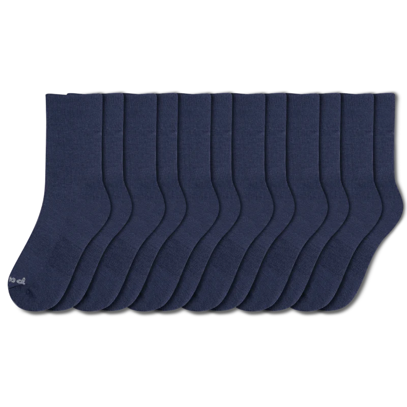 6 Pack - Men's Light-Weight Crew Pacas Socks - Image 71