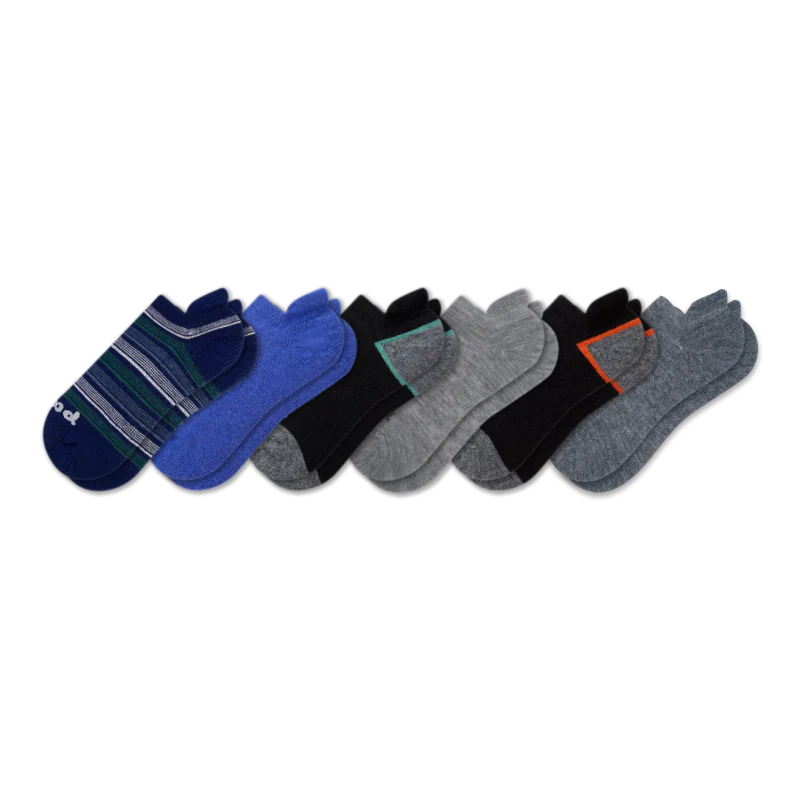 6 Pack - Men's Low Cut Pacas Socks - Image 100