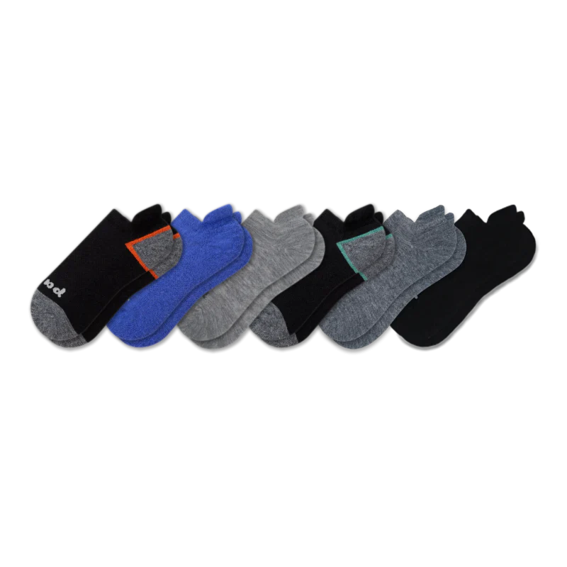 6 Pack - Men's Low Cut Pacas Socks - Image 101