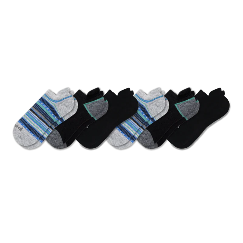 6 Pack - Men's Low Cut Pacas Socks - Image 102
