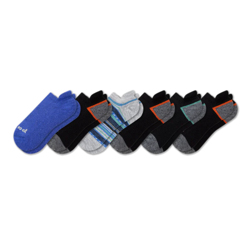 6 Pack - Men's Low Cut Pacas Socks - Image 104