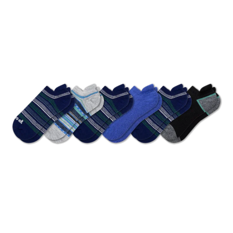6 Pack - Men's Low Cut Pacas Socks - Image 106