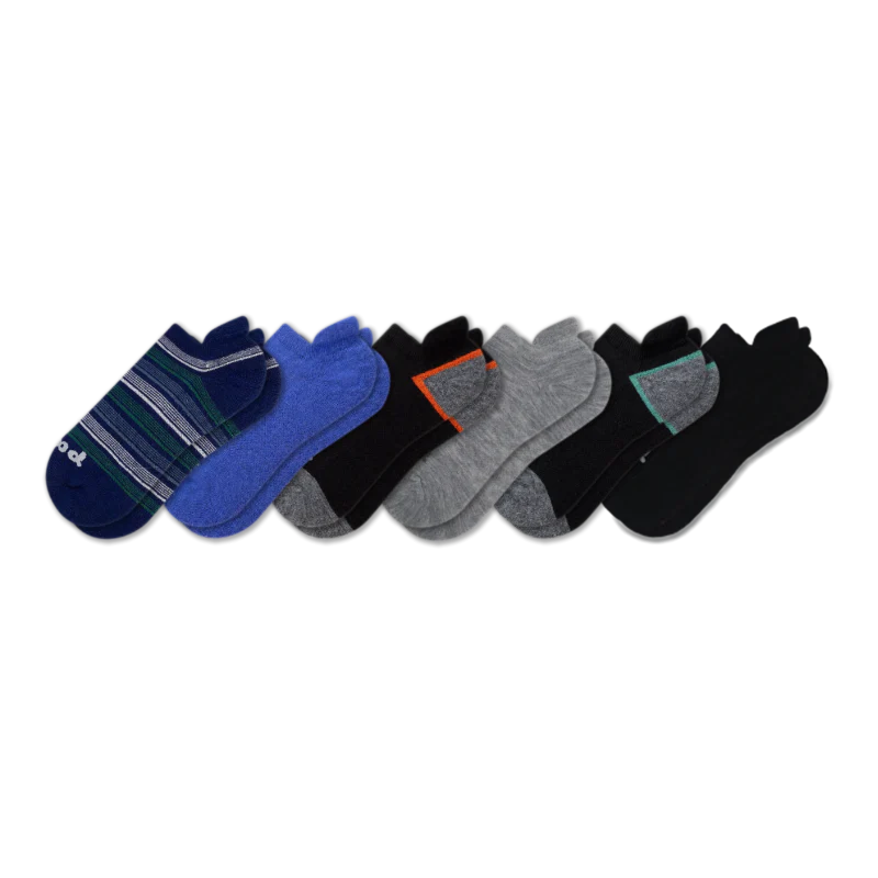 6 Pack - Men's Low Cut Pacas Socks - Image 108
