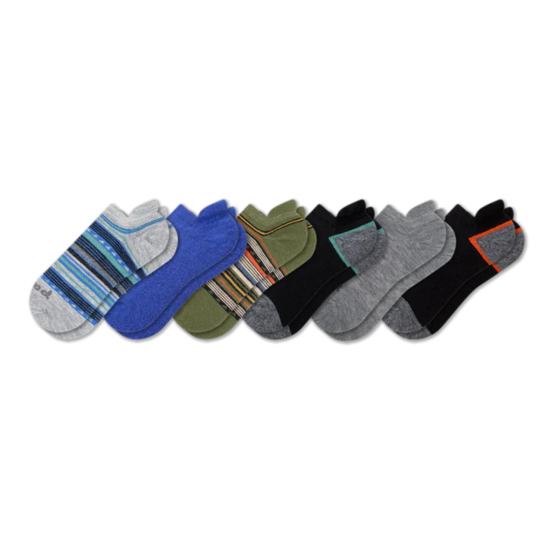 6 Pack - Men's Low Cut Pacas Socks - Image 116