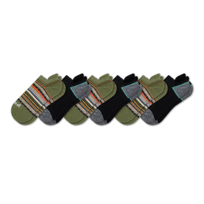 6 Pack - Men's Low Cut Pacas Socks - Image 118