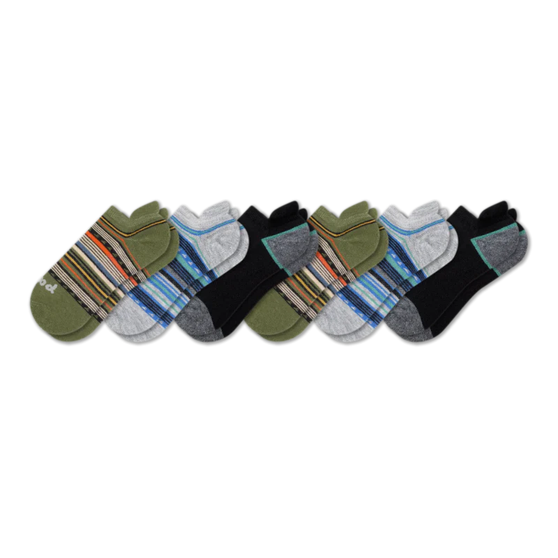 6 Pack - Men's Low Cut Pacas Socks - Image 120