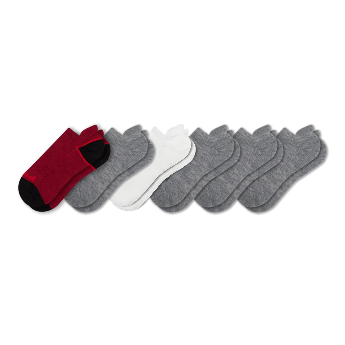 6 Pack - Men's Low Cut Pacas Socks - Image 128