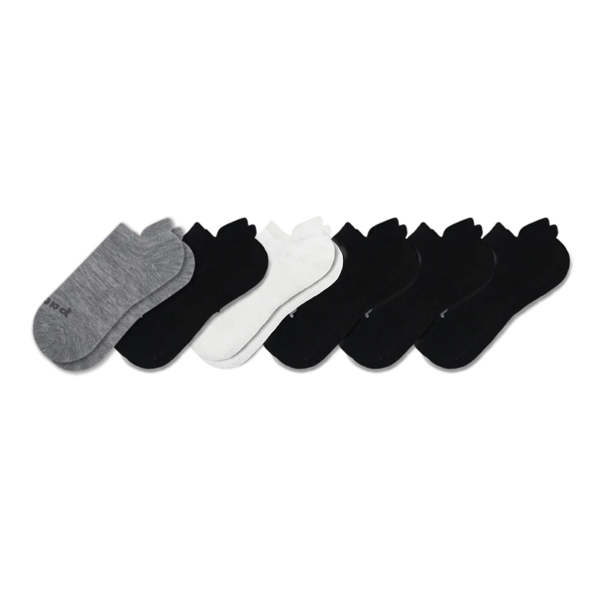 6 Pack - Men's Low Cut Pacas Socks - Image 129