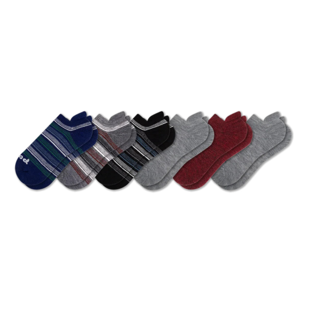 6 Pack - Men's Low Cut Pacas Socks - Image 130