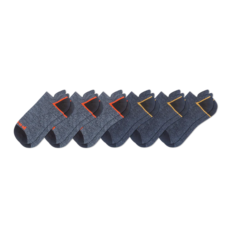 6 Pack - Men's Low Cut Pacas Socks - Image 26