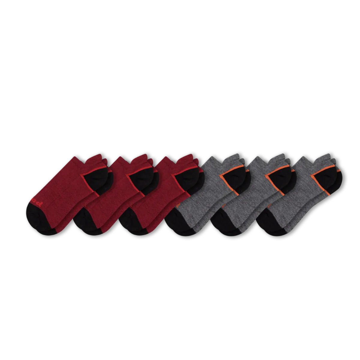 6 Pack - Men's Low Cut Pacas Socks - Image 45