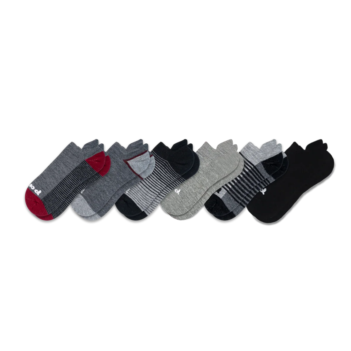 6 Pack - Men's Low Cut Pacas Socks - Image 50