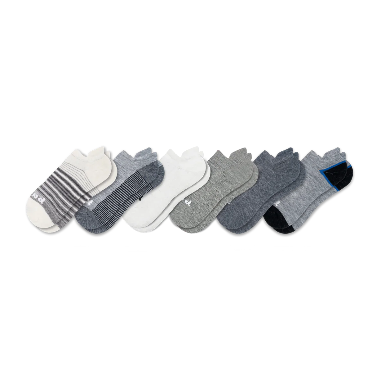 6 Pack - Men's Low Cut Pacas Socks - Image 51