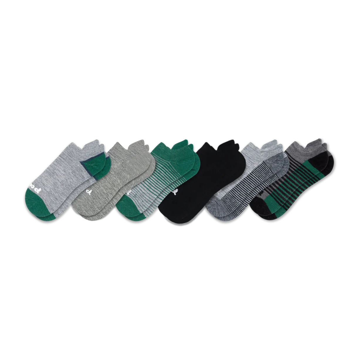6 Pack - Men's Low Cut Pacas Socks - Image 52