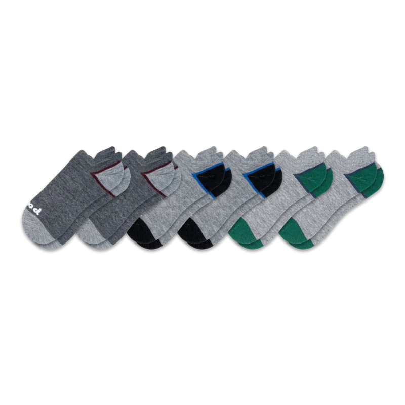 6 Pack - Men's Low Cut Pacas Socks - Image 57