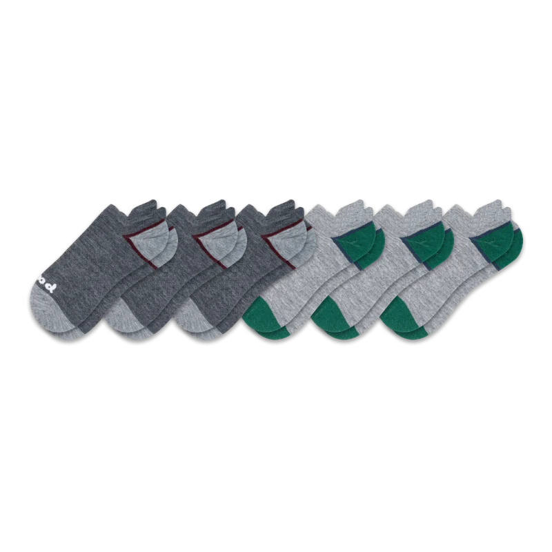 6 Pack - Men's Low Cut Pacas Socks - Image 59