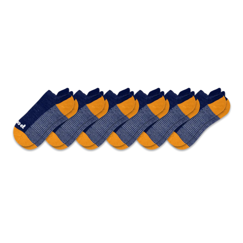 6 Pack - Men's Low Cut Pacas Socks - Image 62