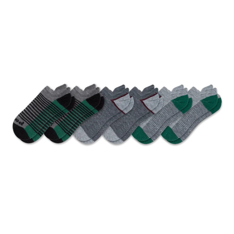6 Pack - Men's Low Cut Pacas Socks - Image 63