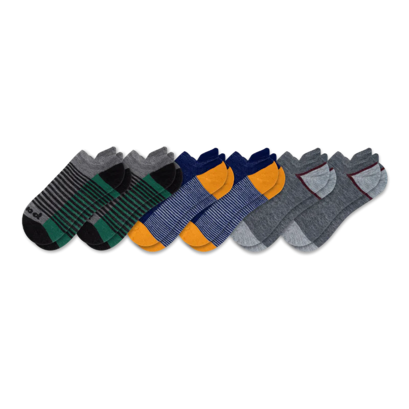 6 Pack - Men's Low Cut Pacas Socks - Image 64