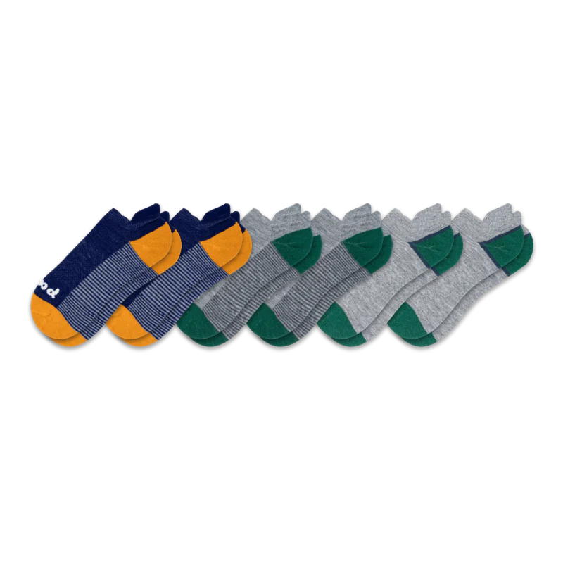6 Pack - Men's Low Cut Pacas Socks - Image 67