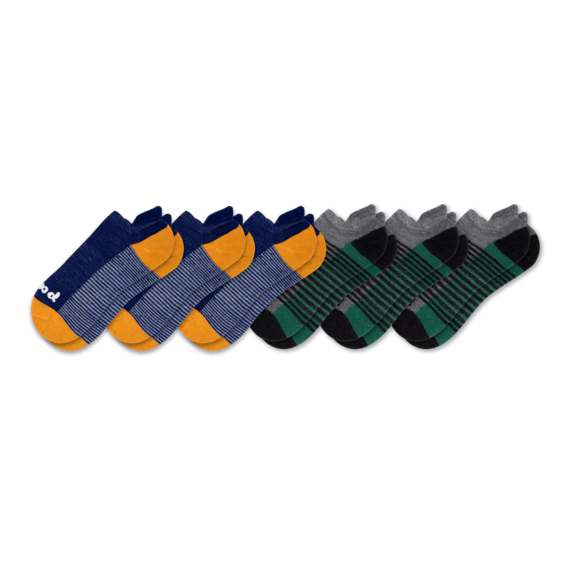 6 Pack - Men's Low Cut Pacas Socks - Image 72