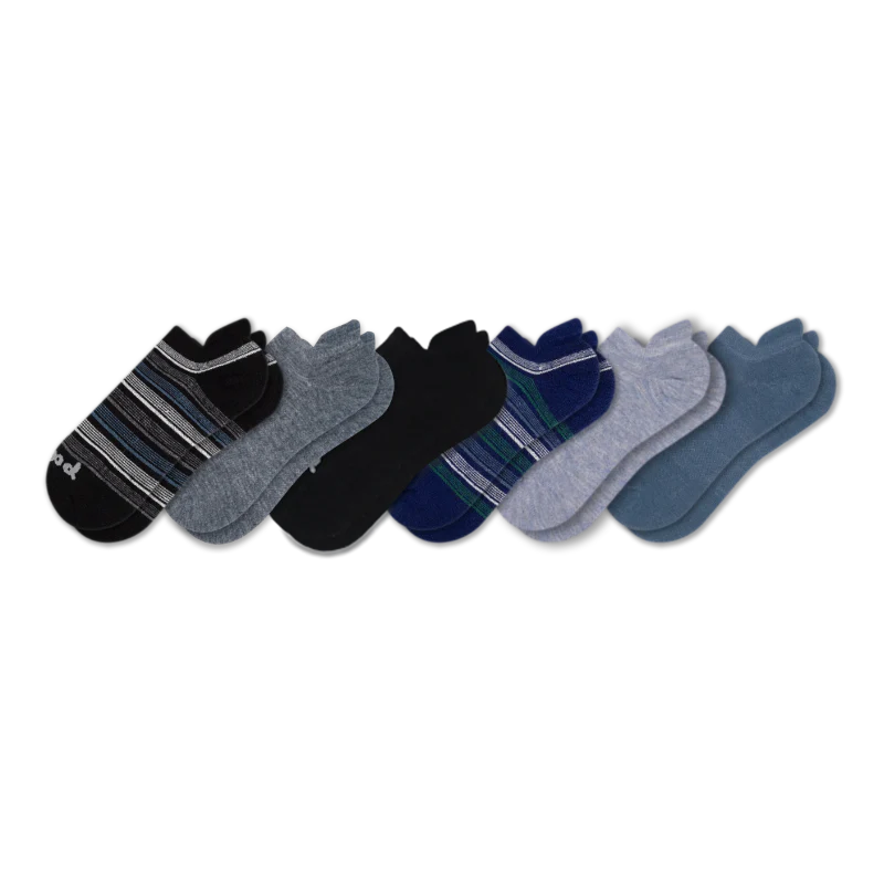 6 Pack - Men's Low Cut Pacas Socks - Image 84