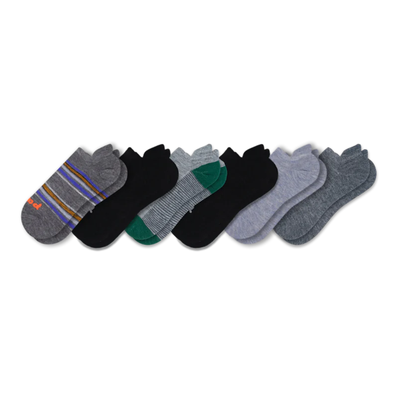 6 Pack - Men's Low Cut Pacas Socks - Image 95