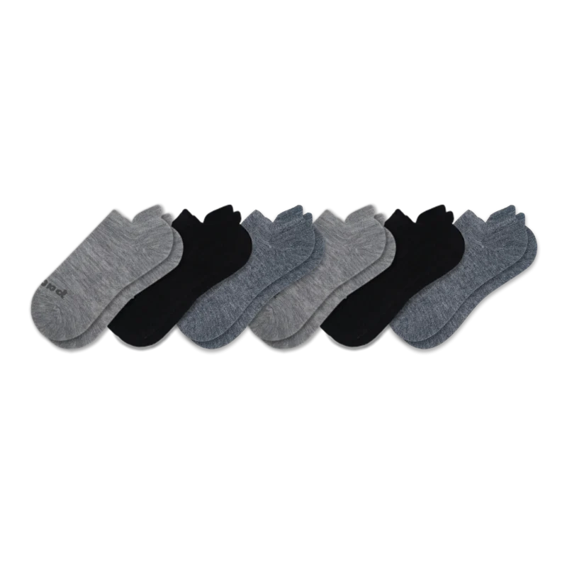 6 Pack - Men's Low Cut Pacas Socks - Image 97