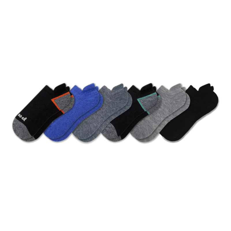 6 Pack - Men's Low Cut Pacas Socks - Image 99
