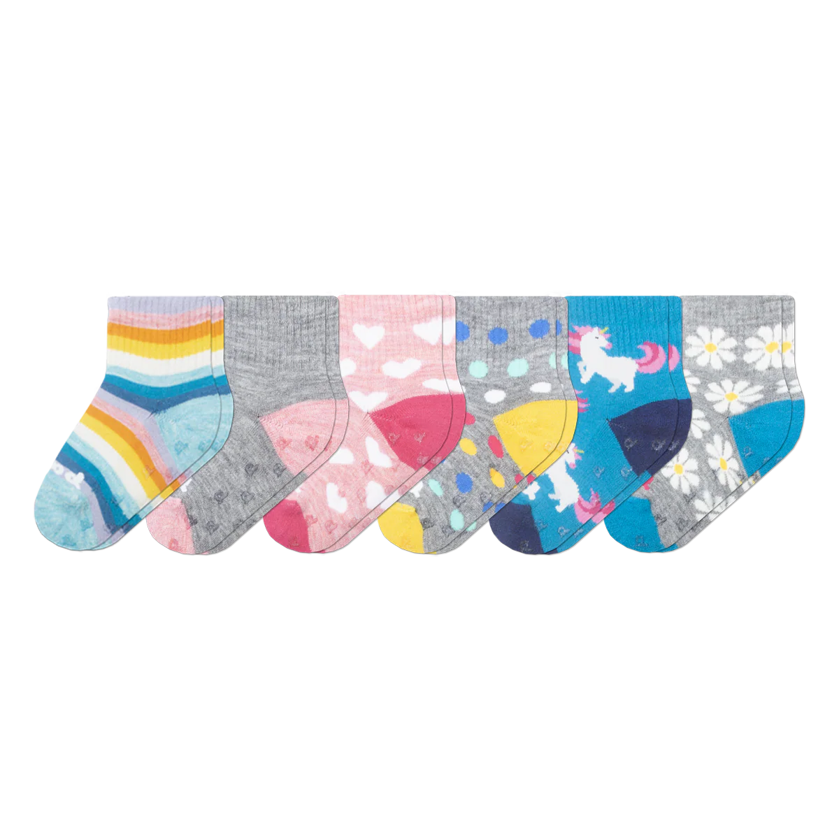6 Pack - Toddler Pacas Gripper Socks - Image 13