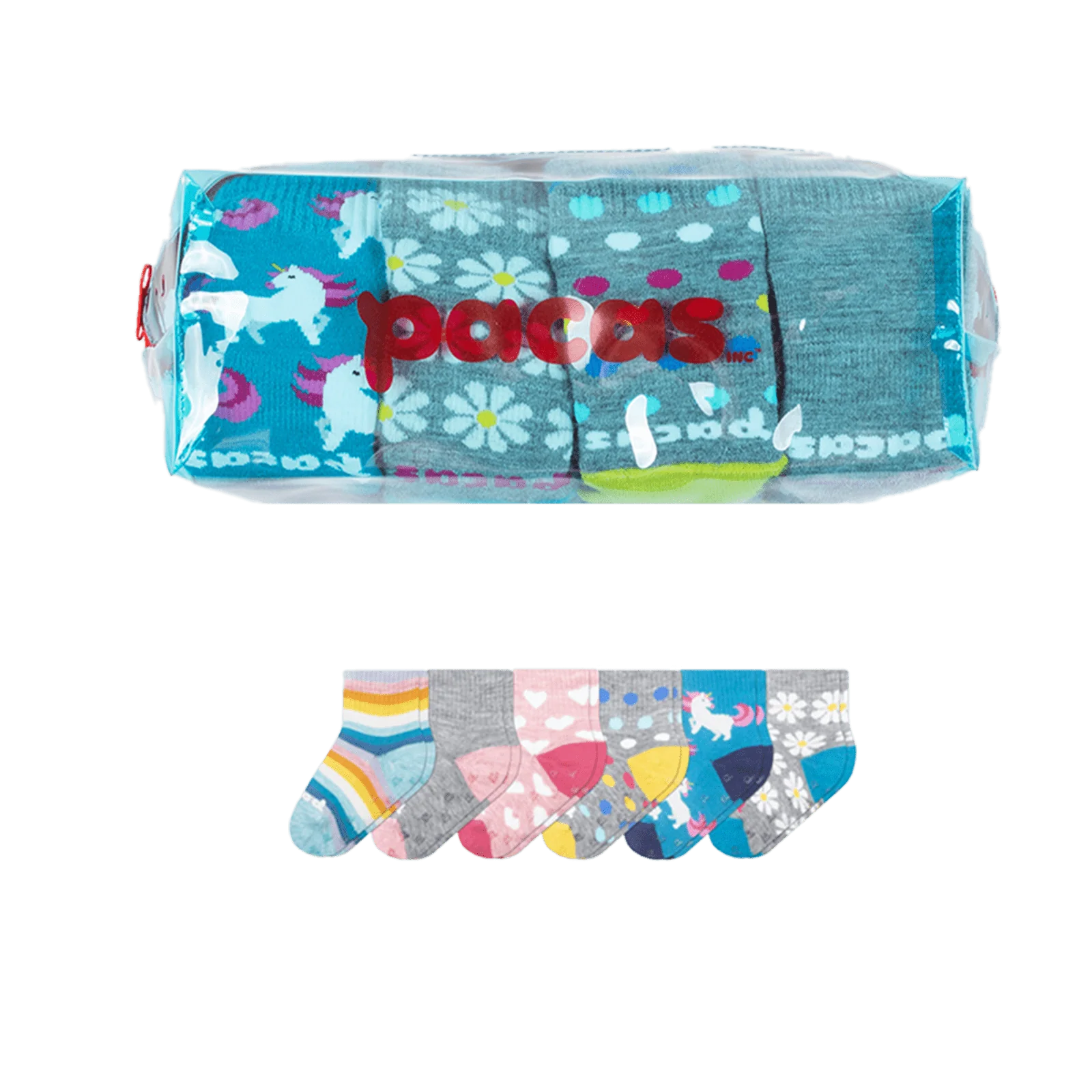 6 Pack - Toddler Pacas Gripper Socks - Image 15