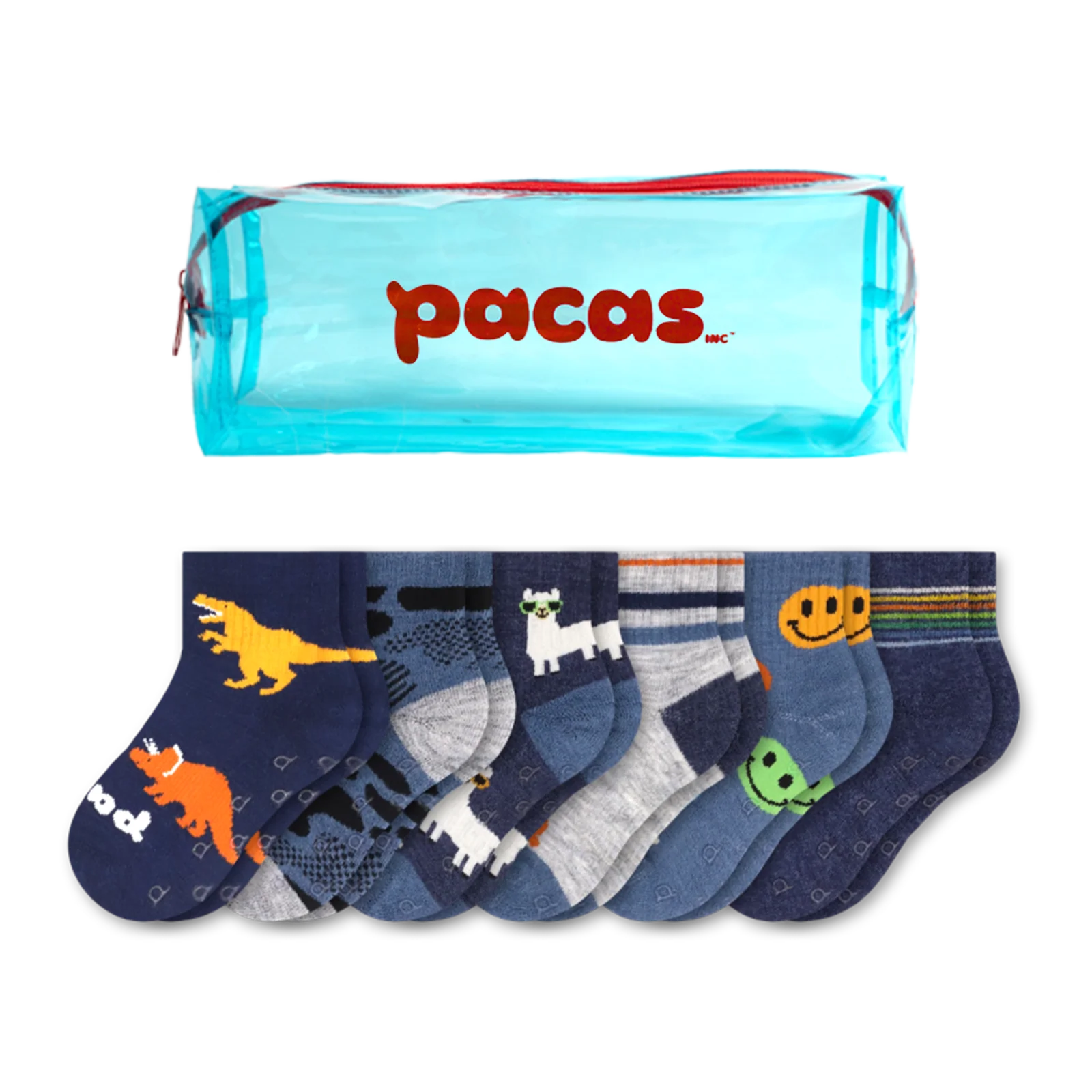 6 Pack - Toddler Pacas Gripper Socks - Image 26