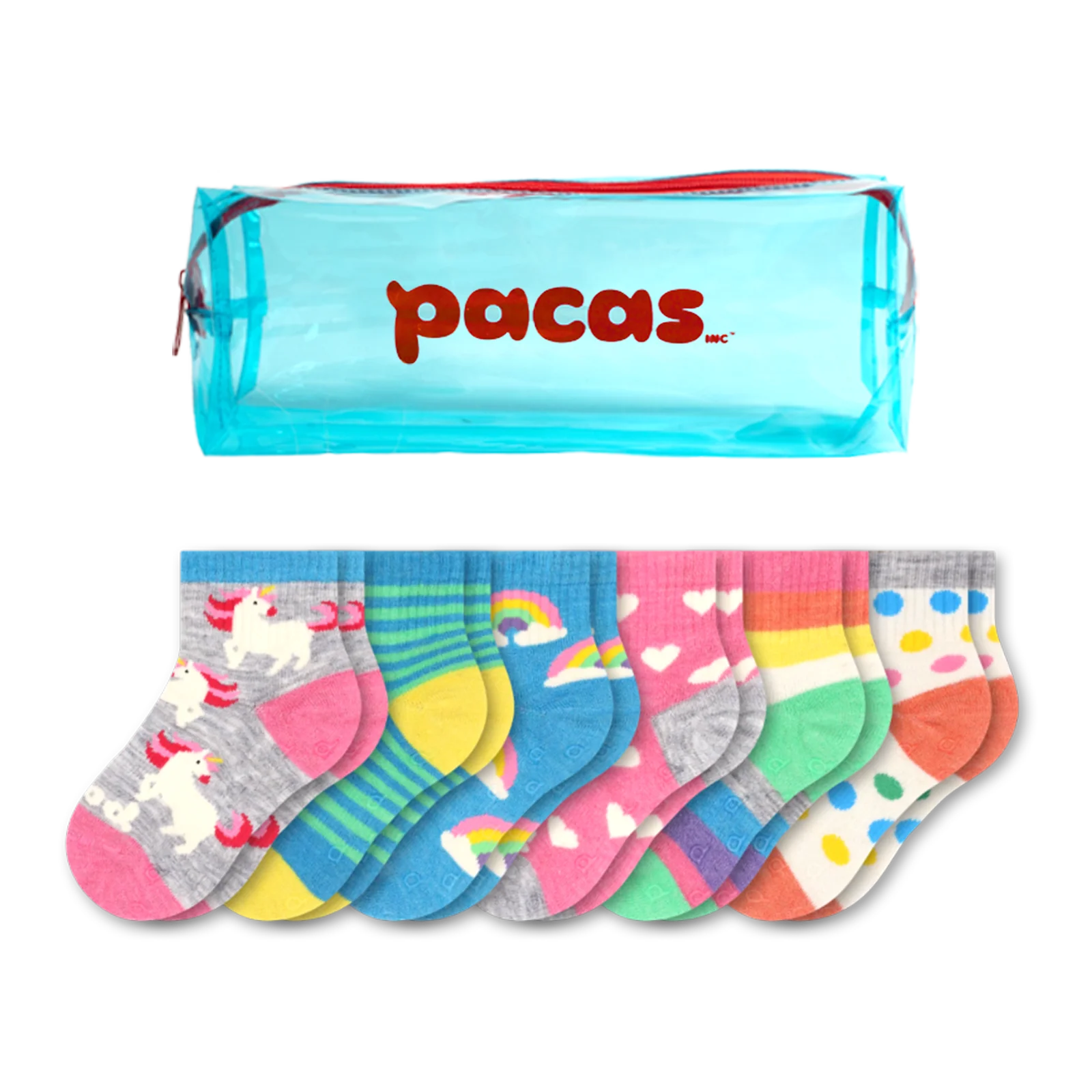 6 Pack - Toddler Pacas Gripper Socks - Image 29