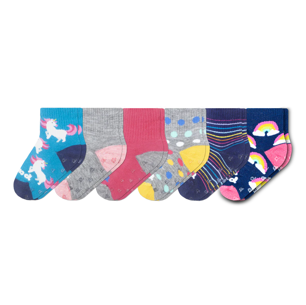 6 Pack - Toddler Pacas Gripper Socks - Image 5