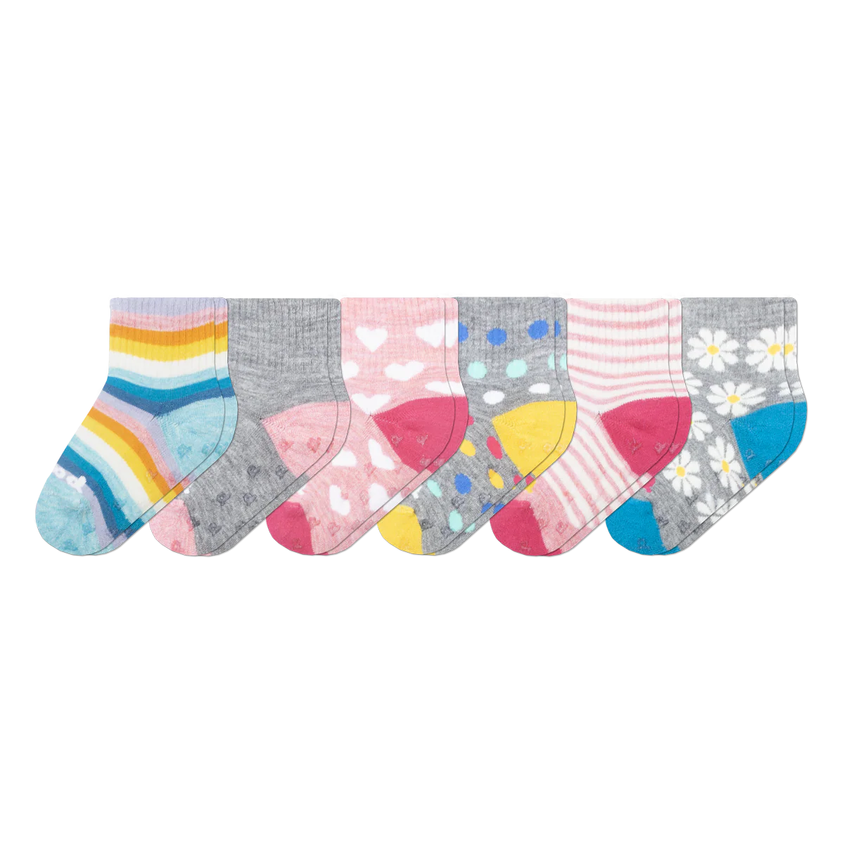 6 Pack - Toddler Pacas Gripper Socks - Image 6