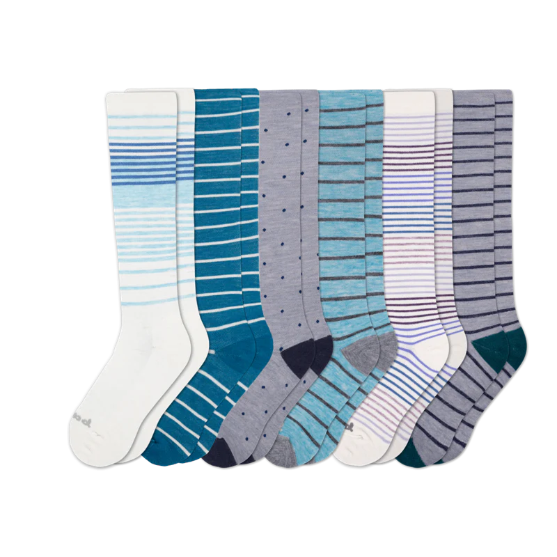 6 Pack - Women's Compression Socks - Image 106