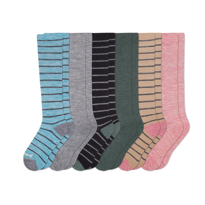 6 Pack - Women's Compression Socks - Image 108