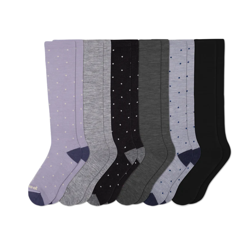 6 Pack - Women's Compression Socks - Image 109
