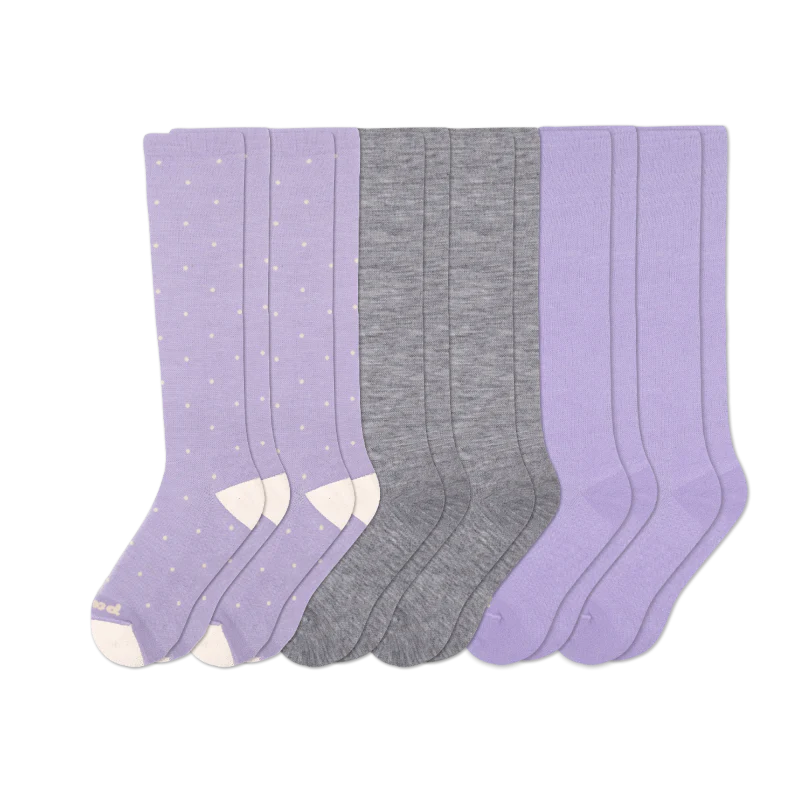 6 Pack - Women's Compression Socks - Image 113