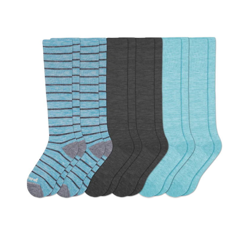 6 Pack - Women's Compression Socks - Image 114