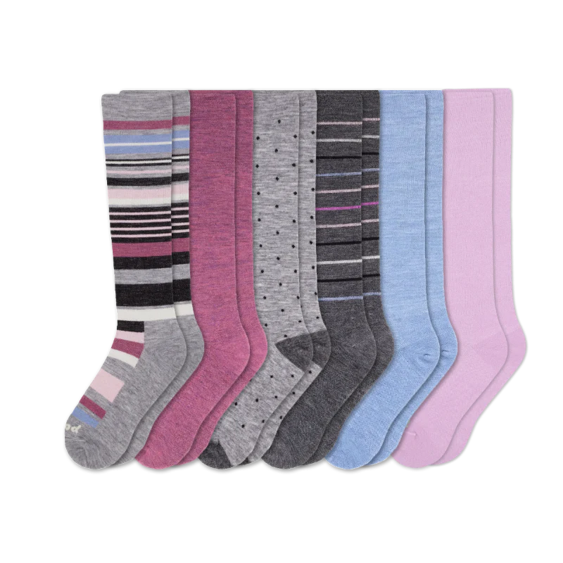 6 Pack - Women's Compression Socks - Image 116
